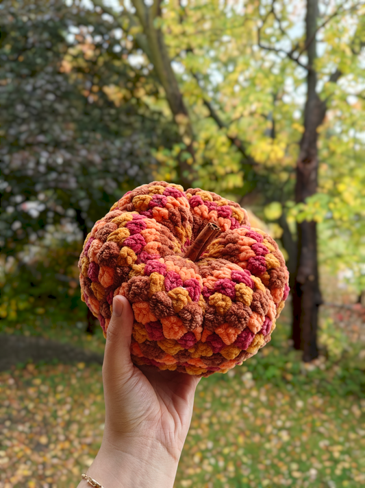 Granny stitch soft pumpkin